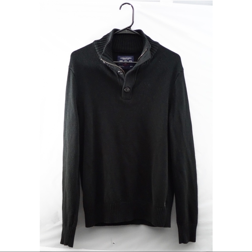 American Eagle Outfitters Athletic Fit Button Down Sweater